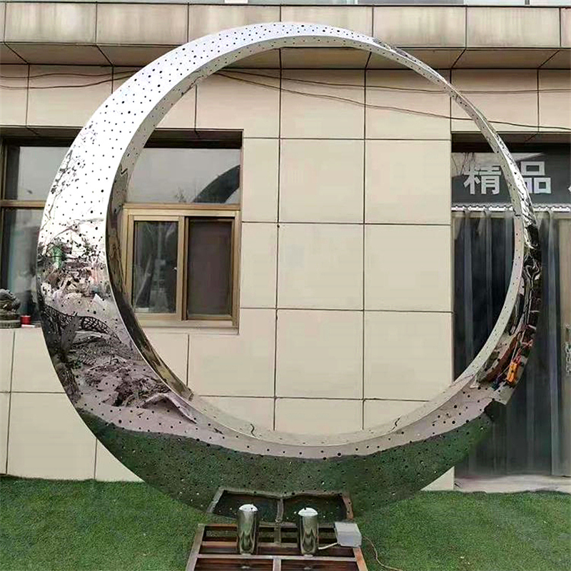 大型不锈钢雕塑定制城市户外广场房地产校园金属镂空景观创意雕塑